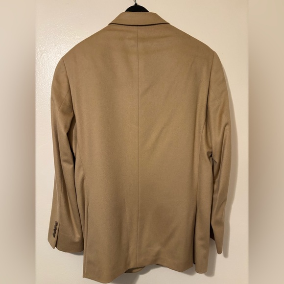 Men’s CASHMERE Blazer- Tan, 40S - like NEW - Picture 6 of 8